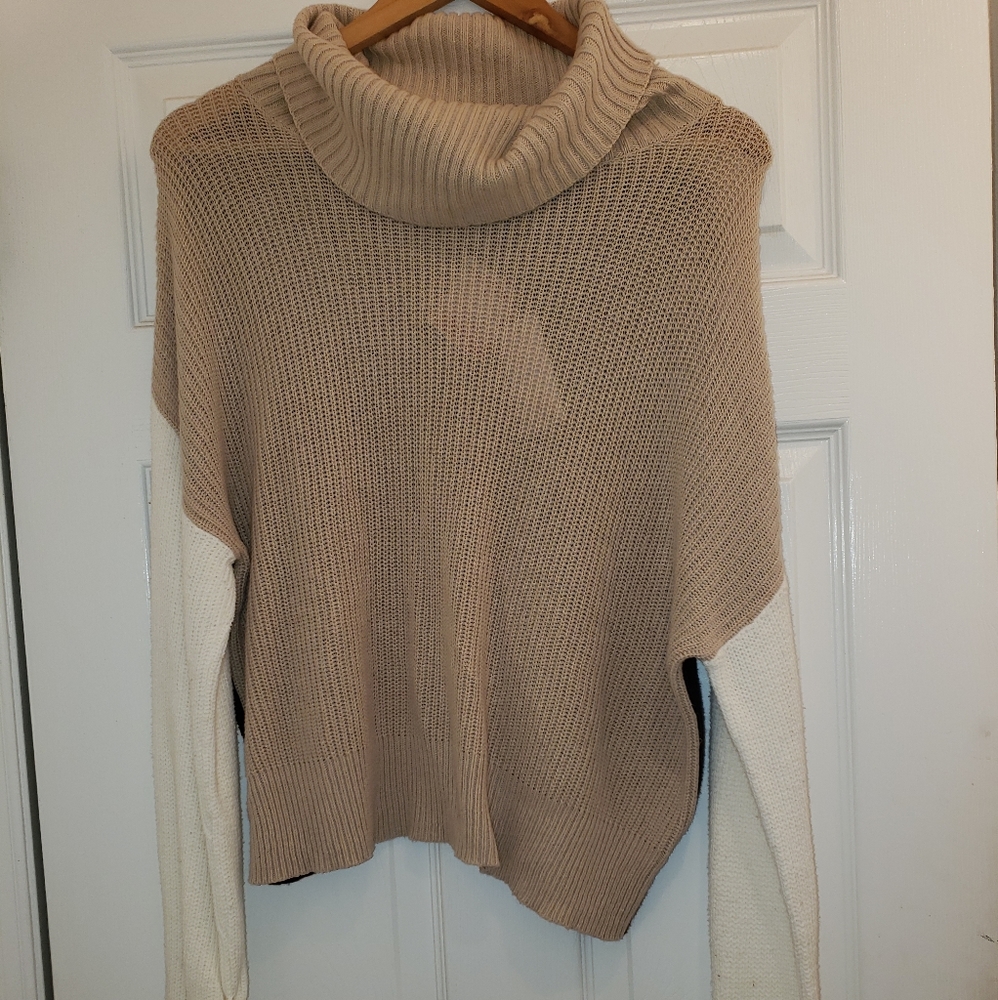 Splendid Cowl Neck Oat Sweater